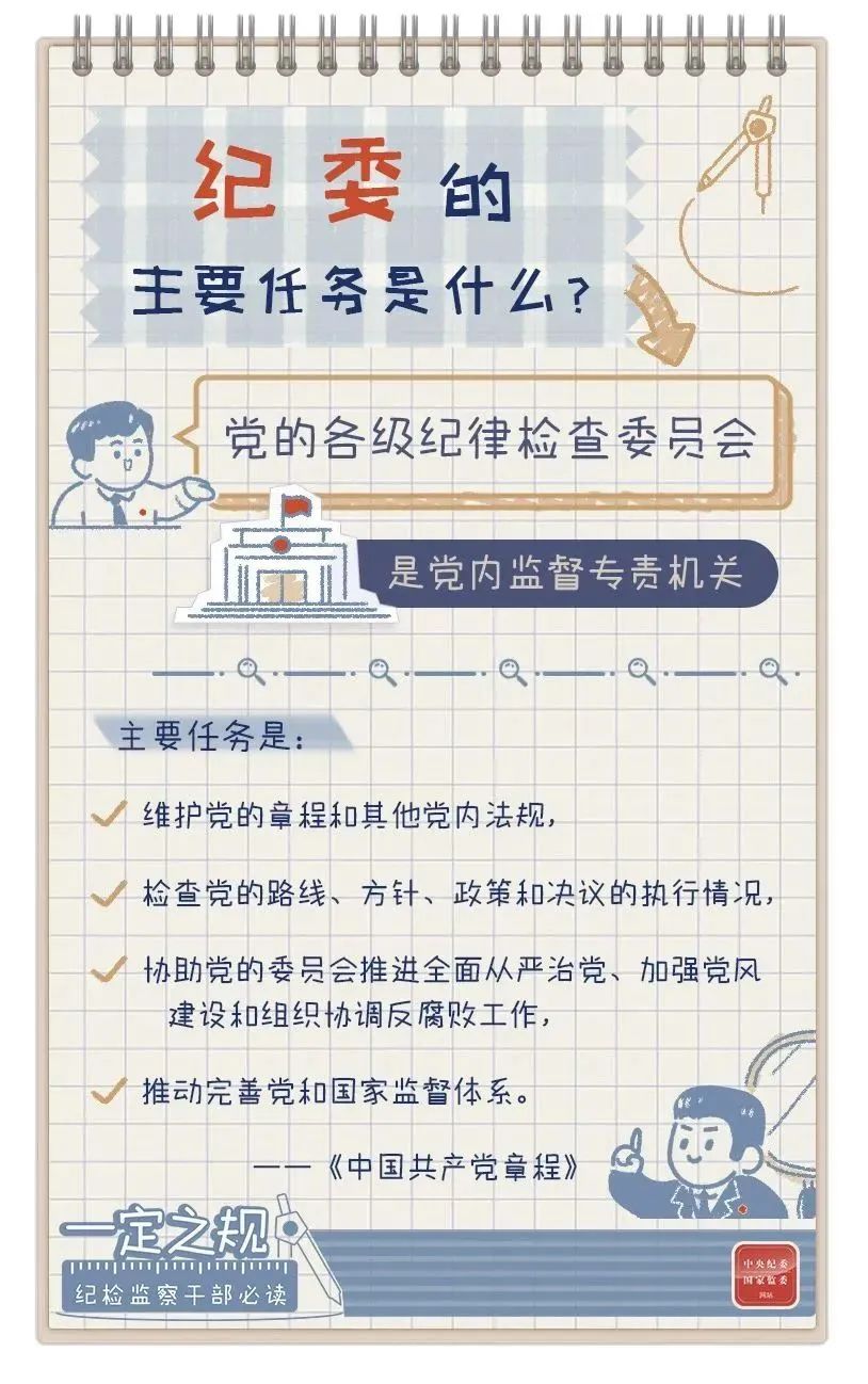 一定之规：纪委的主要任务是什么？